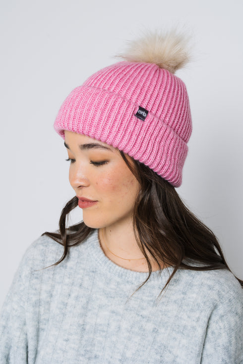 Snowflake-Lined Beanie